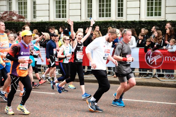 Hannah runs a half